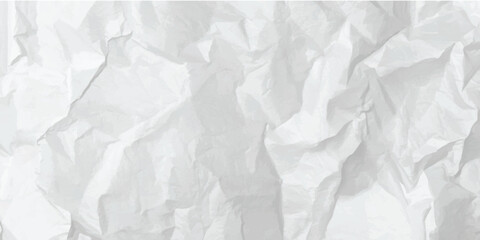 Abstract white design with crumpled paper texture background. old white paper texture design and vector design	
