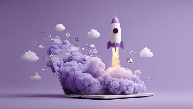 Futuristic laptop launch (2)