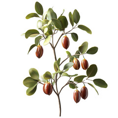 Harvesting natural oils from organic jojoba trees desert region botanical photography natural environment close-up sustainable practices