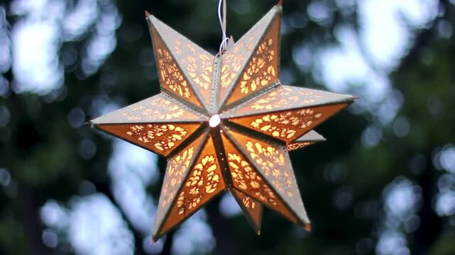 christmas star ornament