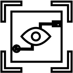 vector illustration of a magnifying glass