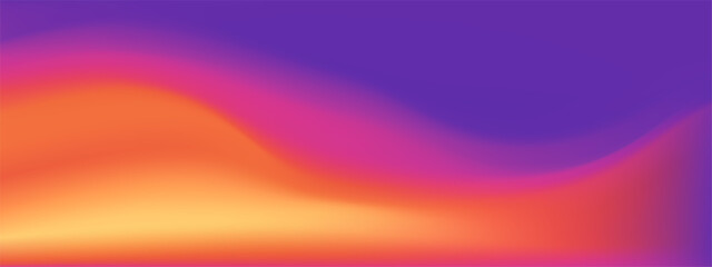 Autumn color gradation with warm red orange gradient and abstract organic. Blurred sunset or fiery leaf effect for fall wallpaper designs. Modern vector soft violet texture.
