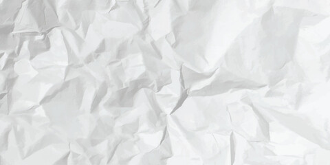 Obraz premium Abstract white design with crumpled paper texture background. old white paper texture design and vector design 