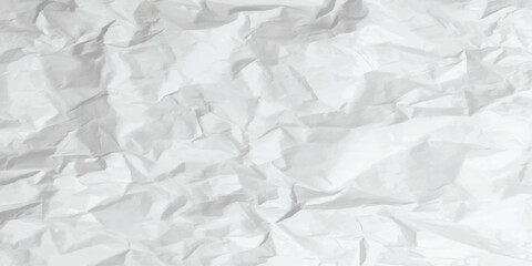 Obraz premium Abstract white design with crumpled paper texture background. old white paper texture design and vector design
