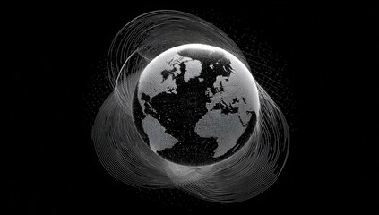 Abstract Earth graphic
