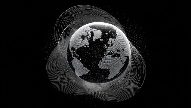 Abstract Earth graphic