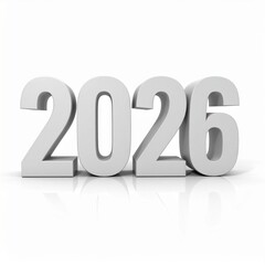 2026 New Year 3D Gold Text on Dark Elegant Background I 2026 Design with AI Image