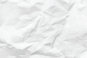 Abstract white design with crumpled paper texture background. old white paper texture design and vector design