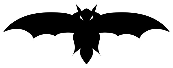 Bat Silhouette Halloween Night Halloween Banner Decoration Element