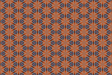 Seamless Geometric Graphic Textile Texture Tile Visual Endless Design Interior Shape Decoration Template Art Digital Symmetric Luxury Perspective Fashion Background Wallpaper Cloth Fabric Pattern.