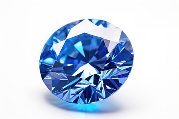 Fototapeta premium Blue dimond gemstone jewelry diamond.