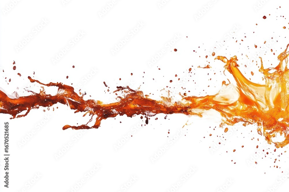 Poster lava splash border line abstract bonfire dynamic.