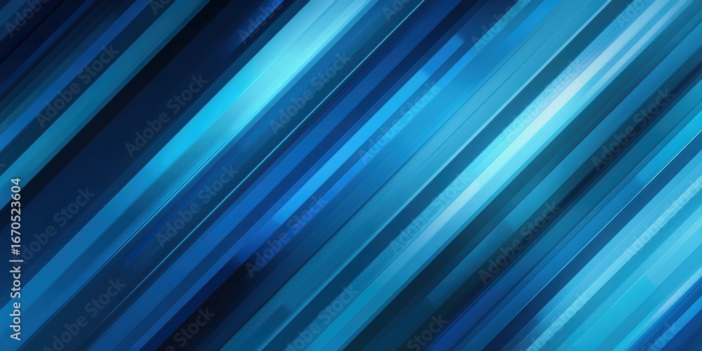 Poster diagonal blue stripes creating a dynamic pattern