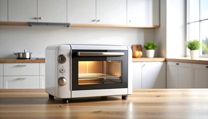 Fototapeta premium Modern oven baking in kitchen.