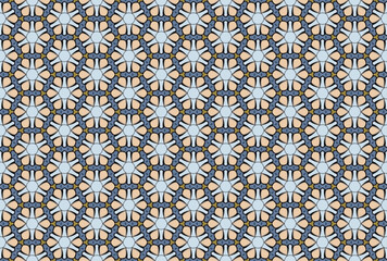 Seamless Geometric Graphic Textile Texture Tile Visual Endless Design Interior Shape Decoration Template Art Digital Symmetric Luxury Perspective Fashion Background Wallpaper Cloth Fabric Pattern.