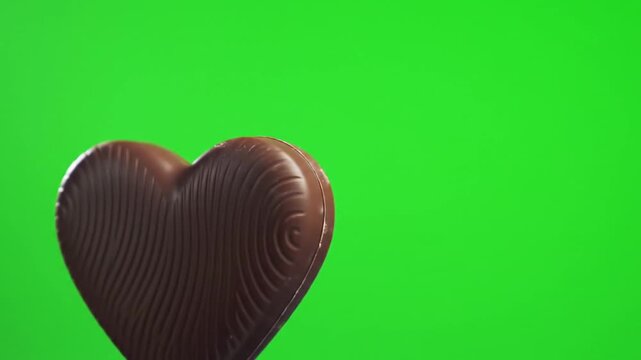 heart shaped chocolate candy