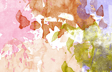 Watercolor splash background for modern digital creative design