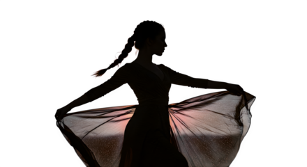 Black abstract background with fiery cloth. Use as fashion branding, posters, video backdrops.