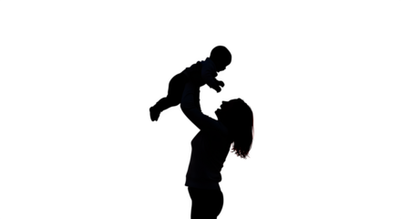 Black silhouette shows dark, low-key lighting. Creates dramatic tension for posters, video, and social media.