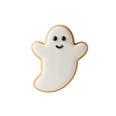 Smiling Ghost Cookie: A Sweet Halloween Treat Wrapped in Frosting and Childhood Charm