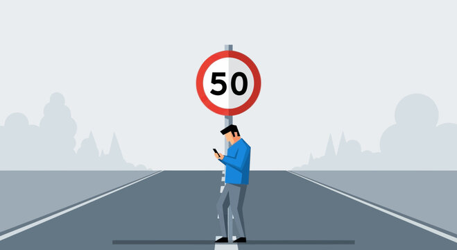 Speed Limit Ignorance Conceptualizing Distracted Mobile Phone Use On The Road - Powered by Adobe