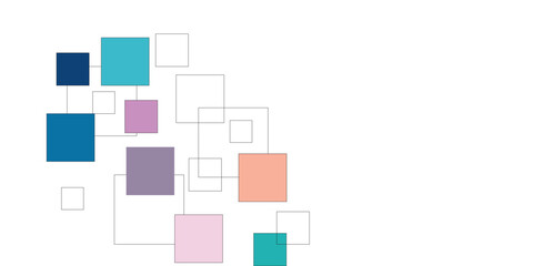 Abstract technology of squares concept. vector illustration background. Light Silver. Design element, festive unusual background. Vector illustration,