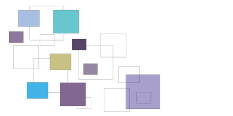 Abstract technology of squares concept. vector illustration background. Light Silver. Design element, festive unusual background. Vector illustration,