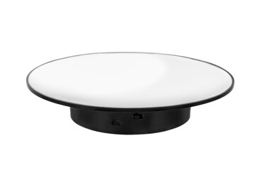 Black and White Rotating Stand