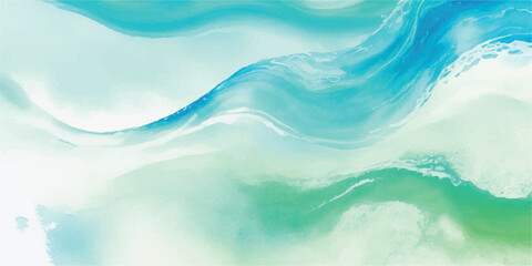 Pastel abstract watercolor wave background for spa, yoga branding, relaxation art, and lifestyle posters