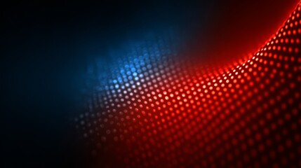 Red and blue abstract pattern with dots. The red and blue colors give the impression of a dynamic and energetic design