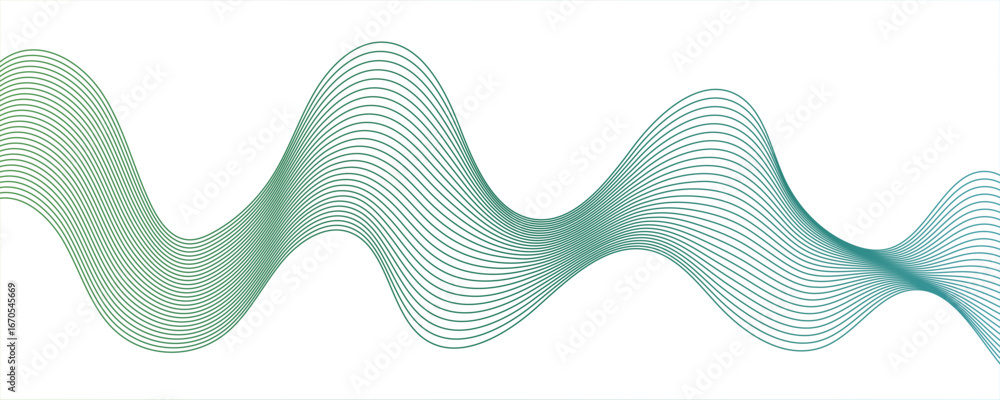 Poster abstract blue, white smooth element swoosh speed wave modern stream background. wave with lines crea