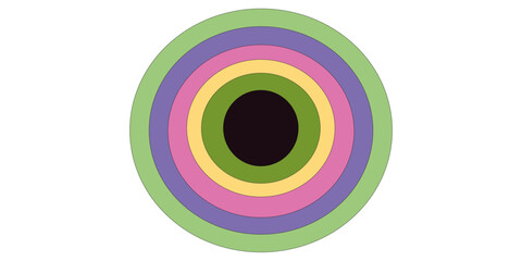 abstract background with rainbow.Overlapping color Circles Texture for Abstract Background. Abstract banner.