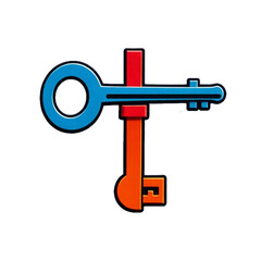 key in keyhole PNG
