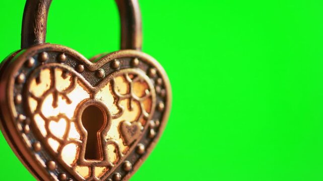 close up of a rusty key