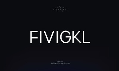 modern stylish capital alphabet letter logo design