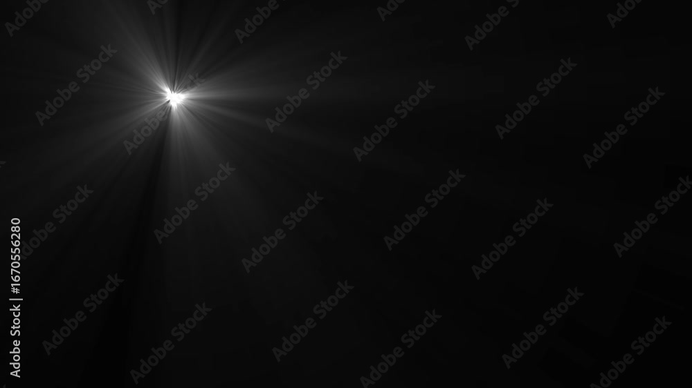Poster abstract optical lens flares loop center flickering glow white star optical shine light lens flares 