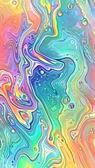 Vertical rainbow marble background