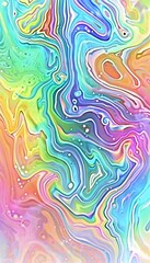 Vertical rainbow marble background