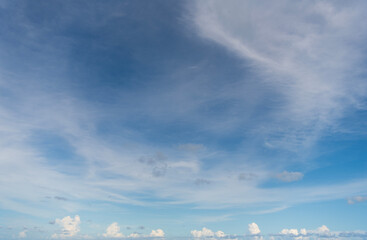 Cloudscape sky background. Cloud in the sky. Background with cloud. Gloomy sky with overcast...