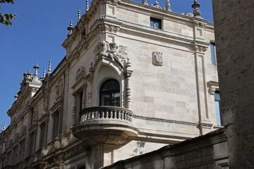 mansion (archbishop building) in burgos in spain 
