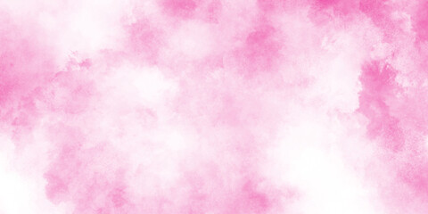Fototapeta premium pink watercolor brush paint background, grange background frame soft pink watercolor background, Pastel pink abstract painted watercolor aquarelle paper template design texture.