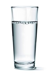 water glass isolated with clipping path included
