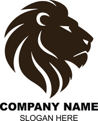 Majestic Lion Head Emblem Design for a Powerful Brand Identity