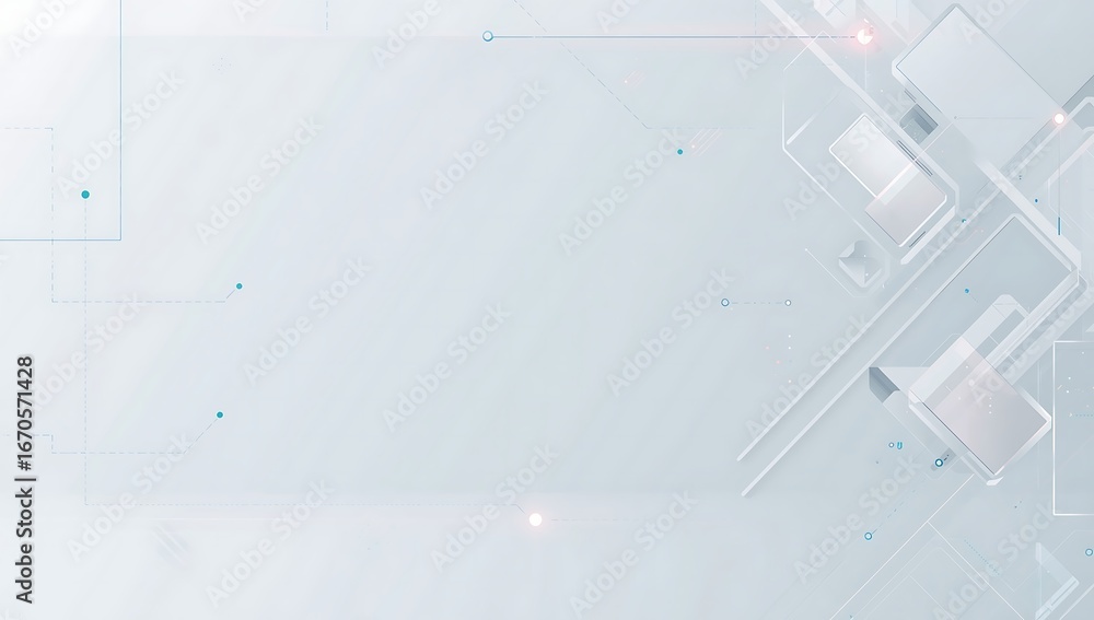 Aufkleber modern abstract white background with geometric design elements, clean and simple texture for websit