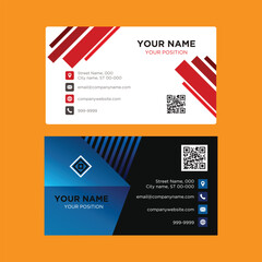 Professional Business card design Template Download