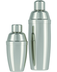 Cocktail shakers, transparent background