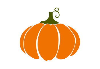 Cute Minimal Pumpkin Illustration