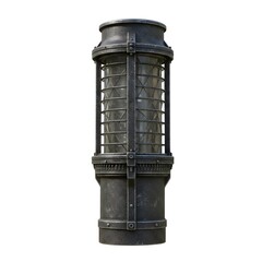 An antique street lamp casting a nostalgic glow 