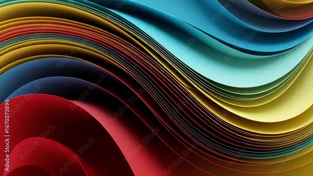 Aufkleber abstract colorful paper layers background for design and wallpaper high resolution image art