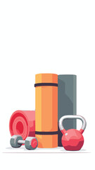 Fitness gym dumbbell and weights